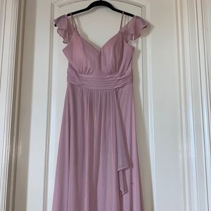 Blush pink formal dress